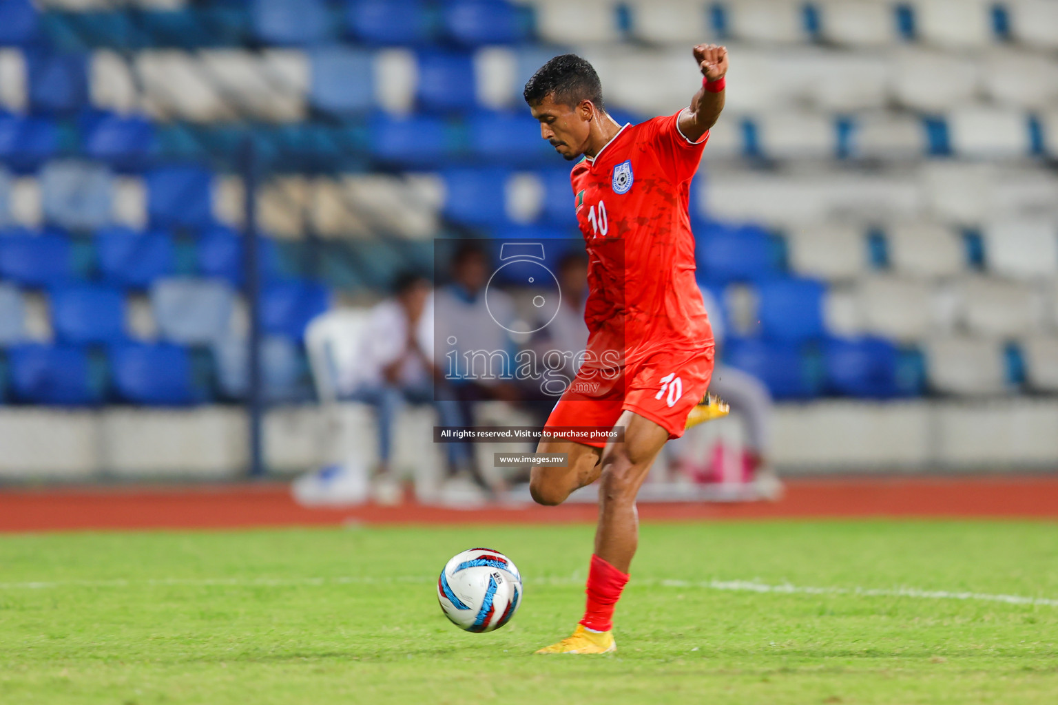 Bhutan vs Bangladesh in SAFF Championship 2023 held in Sree Kanteerava Stadium, Bengaluru, India, on Wednesday, 28th June 2023. Photos: Nausham Waheed, Hassan Simah / images.mv