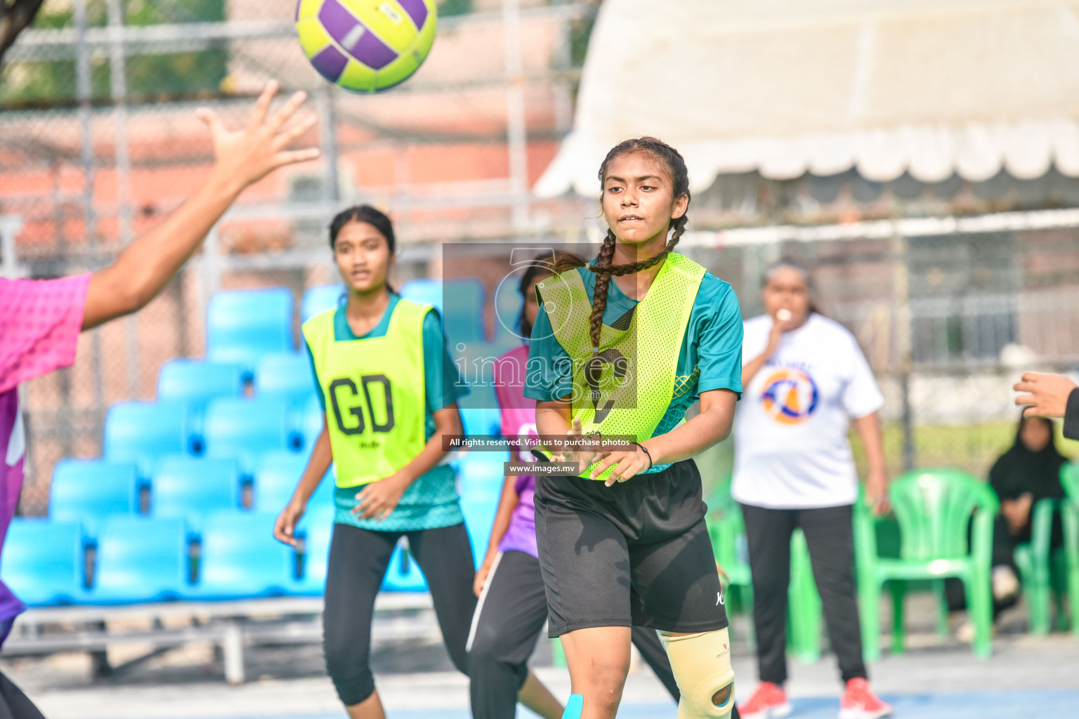 Day 13 of Junior Netball Championship 2022 held in Male', Maldives. Photos by Nausham Waheed