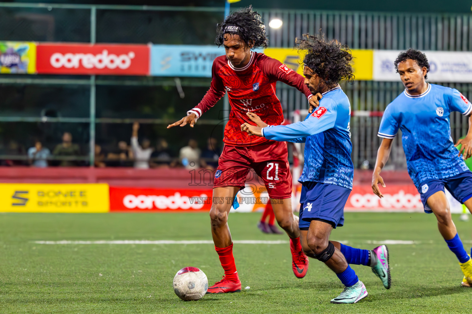 GA Dhevvadhoo vs GA Gemanafushi in Day 24 of Golden Futsal Challenge 2024 was held on Wednesday , 7th February 2024 in Hulhumale', Maldives
Photos: Ismail Thoriq / images.mv