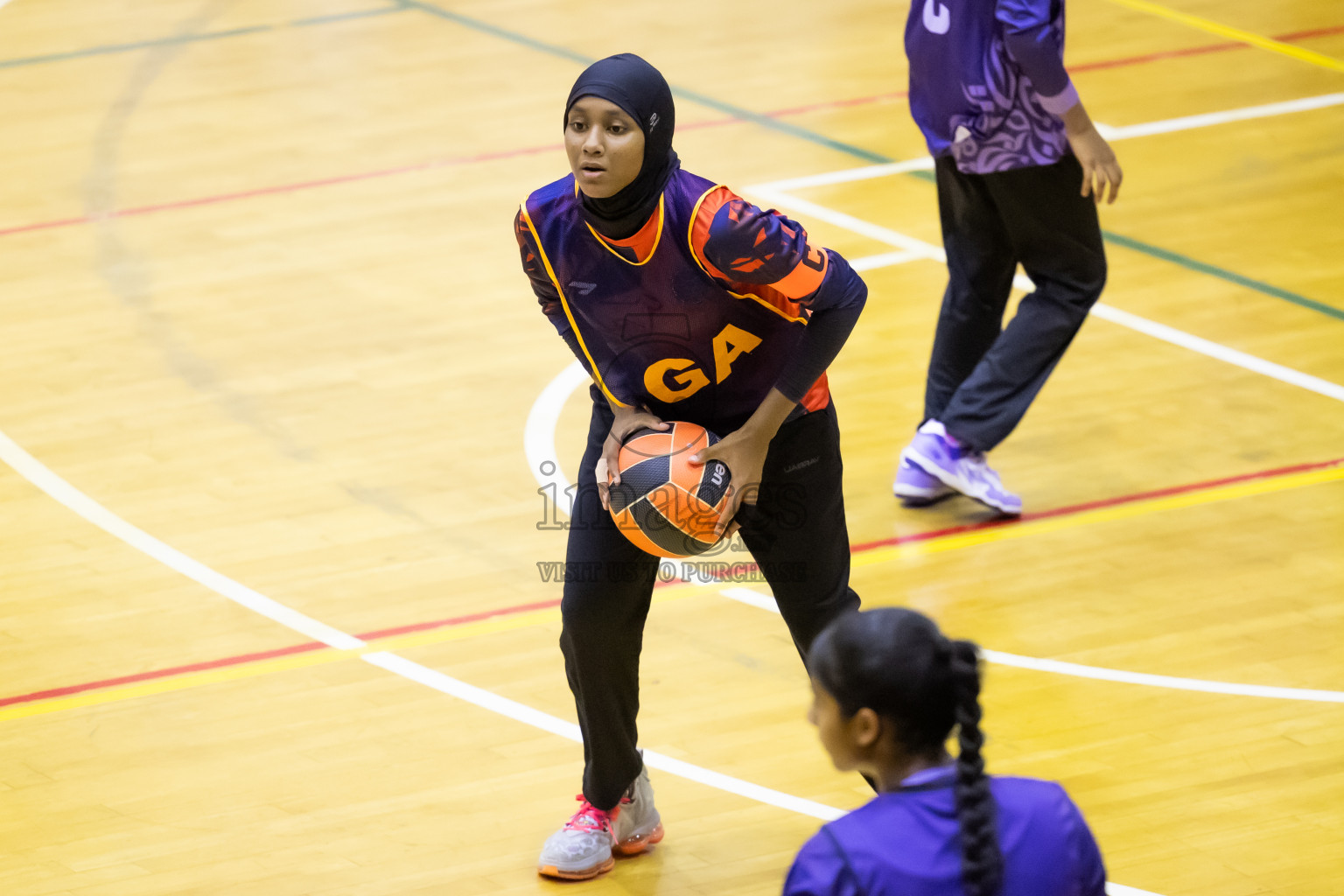 Day 11 of 25th Inter-School Netball Tournament was held in Social Center at Male', Maldives on Wednesday, 21st August 2024.