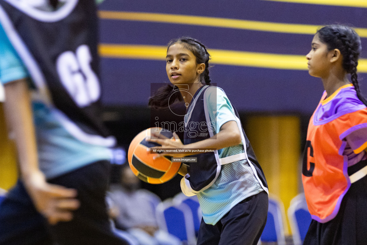 Day2 of 24th Interschool Netball Tournament 2023 was held in Social Center, Male', Maldives on 28th October 2023. Photos: Nausham Waheed / images.mv