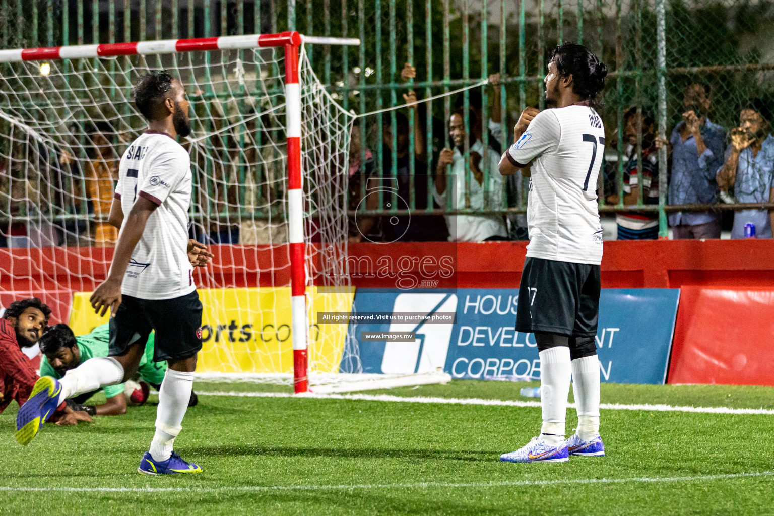 HA. Kelaa vs HA. Thuraakunu in Day 6 of Golden Futsal Challenge 2023 on 10 February 2023 in Hulhumale, Male, Maldives