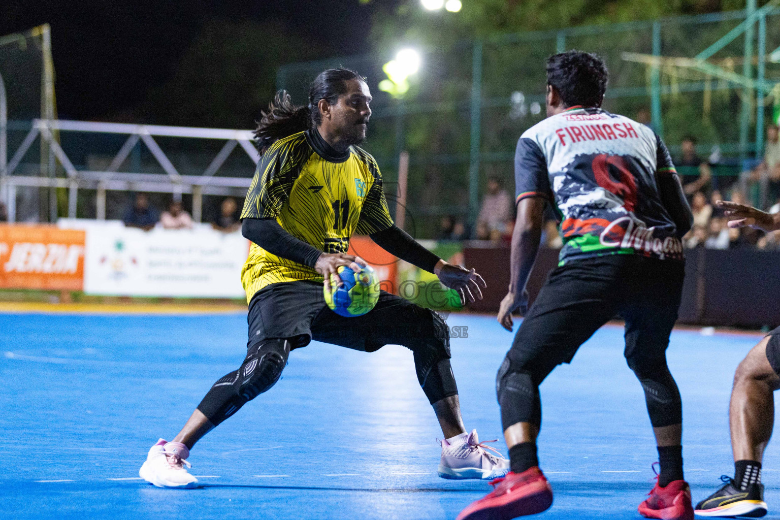 Day 11 of 10th National Handball Tournament 2023, held in Handball ground, Male', Maldives on Friday, 8th December 2023 Photos: Nausham Waheed/ Images.mv