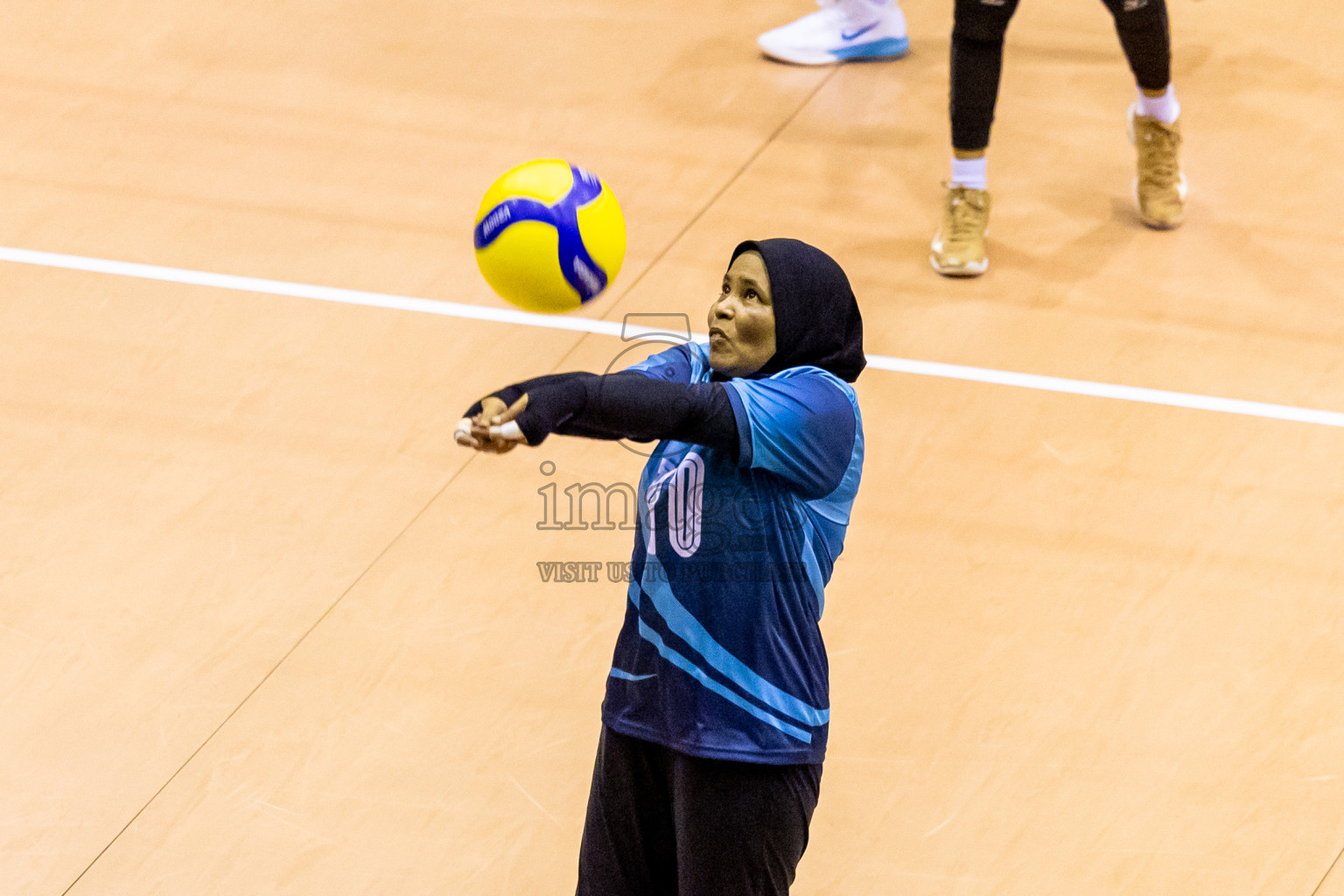 Day 2 of Women's Division of Milo VAM Cup 2024 held in Male', Maldives on Wednesday, 9th July 2024 at Social Center Indoor Hall Photos By: Nausham Waheed / images.mv