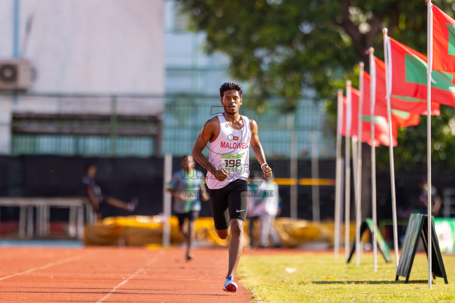Day 1 of 12th Milo Association Championships was held in Ekuveni Track at Male', Maldives on Thursday, 24th April 2025.
Photos: Ismail Thoriq / images.mv