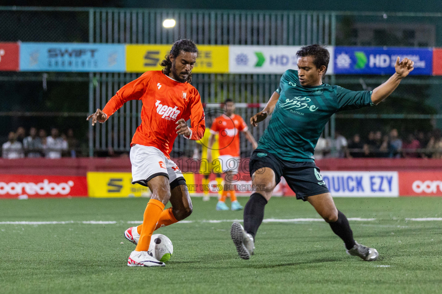 L Maabaidhoo  vs L Dhanbidhoo in Day 3 of Golden Futsal Challenge 2024 was held on Wednesday, 17th January 2024, in Hulhumale', Maldives Photos: Nausham Waheed / images.mv