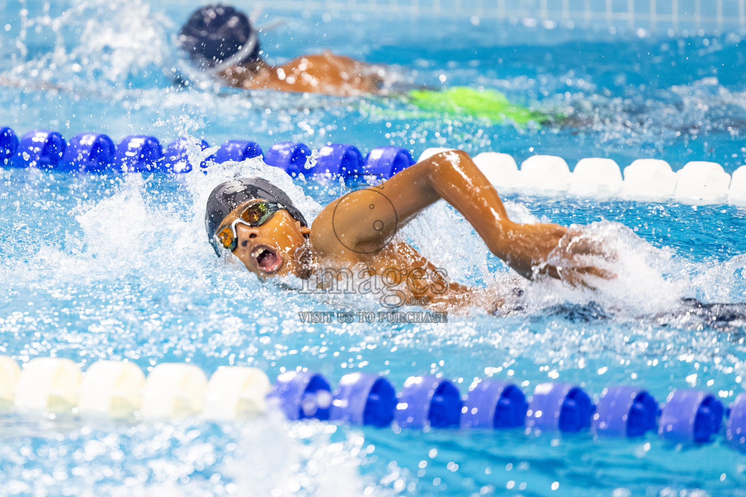 Day 4 of BML 21st Interschool Swimming Competition 2025 was held in Hulhumale' Swimming Pool, Hulhumale', Maldives on Tuesday, 14th October 2025. Photos: Mohamed Mahfooz Moosa / images.mv
