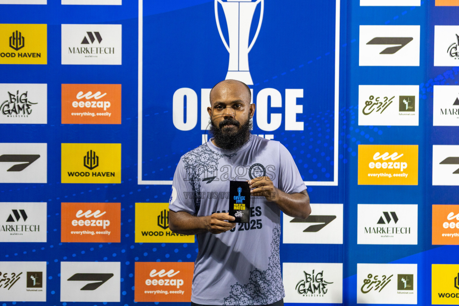 Roseware vs Trade Club in Day 11 of Office League 2025 was held on Saturday, 26th April 2025 in Hulhumale', Maldives. Photos: Mohamed Mahfooz Moosa / images.mv