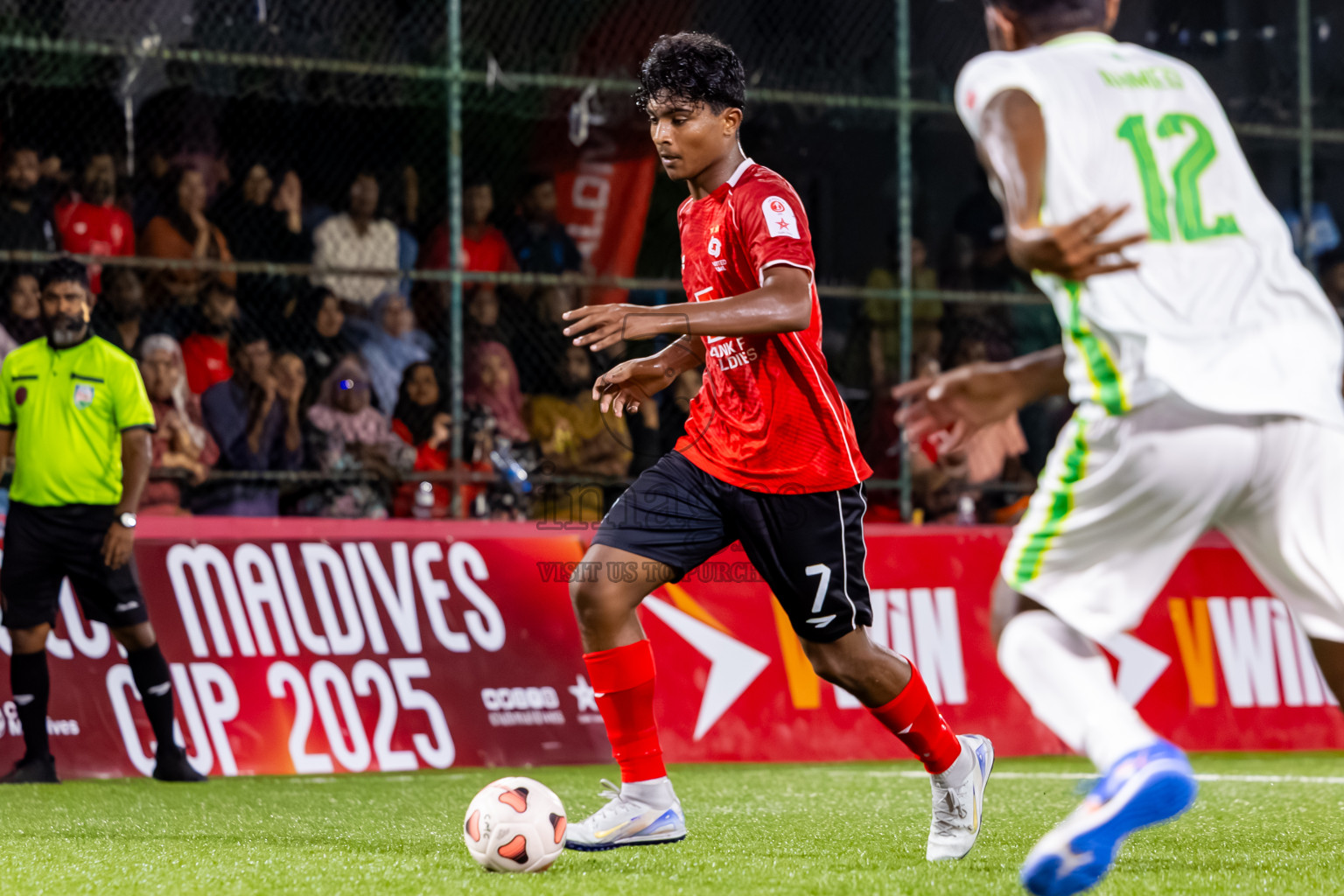 BML vs GRC in Day 6 of Club Maldives Cup 2025 was held in Rehendhi Futsal Ground, Hulhumale', Maldives on Saturday, 4th October 2025. Photos: Nausham Waheed / images.mv