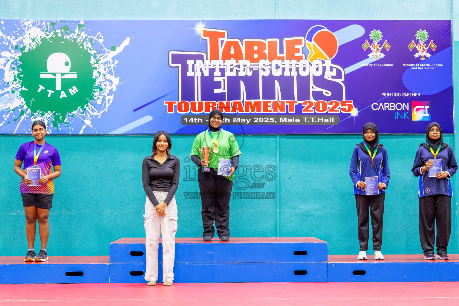 Day 8 of Interschool Table Tennis Tournament 2025 held at Male' TT Hall, Male', Maldives on Thursday, 22nd May 2025.
Photos by: Ismail Thoriq / images.mv