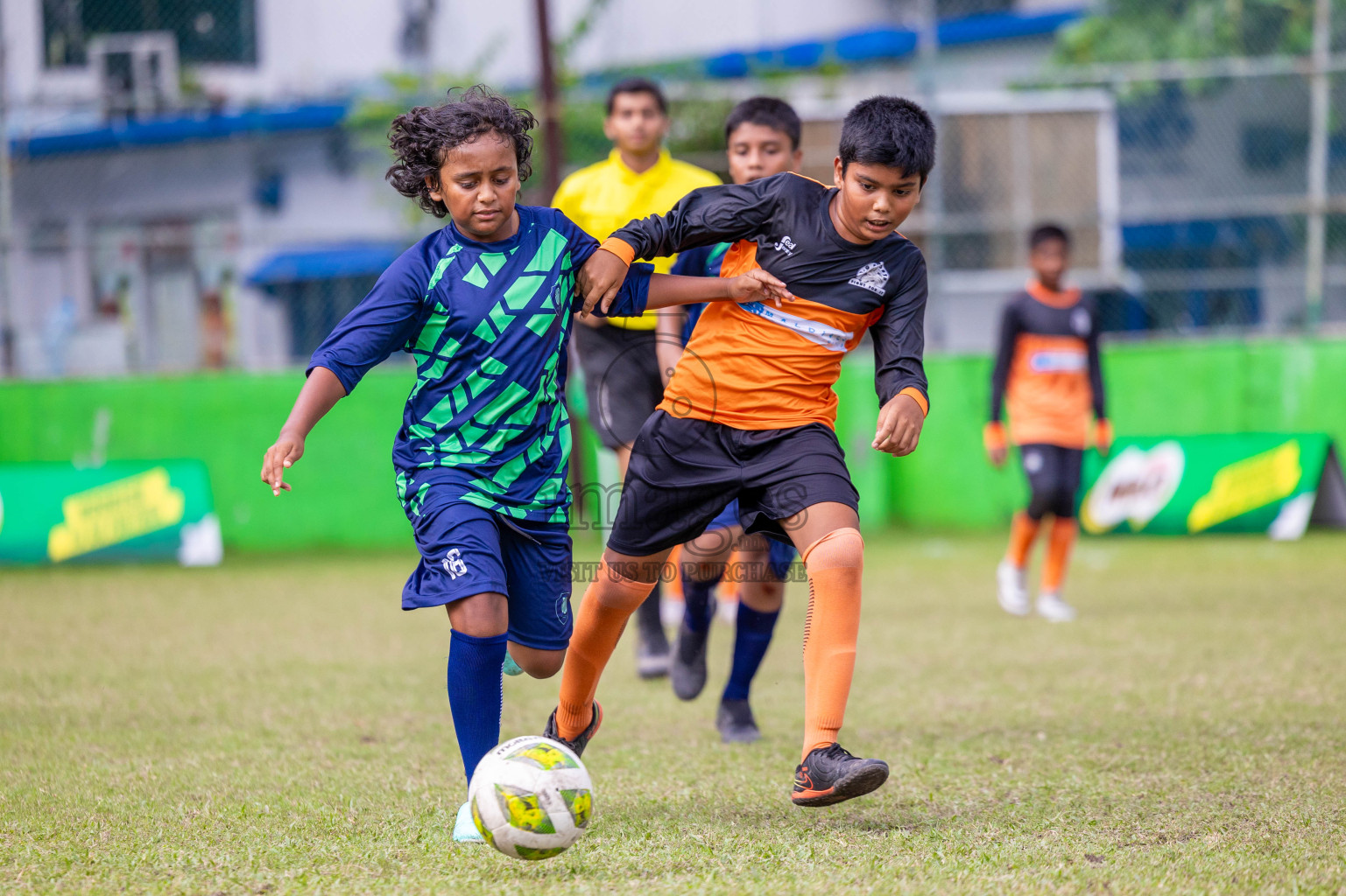 Day 1 of MILO Academy Championship 2024 - U12 was held at Henveiru Grounds in Male', Maldives on Thursday, 4th July 2024. Photos: Shuu Abdul Sattar / images.mv