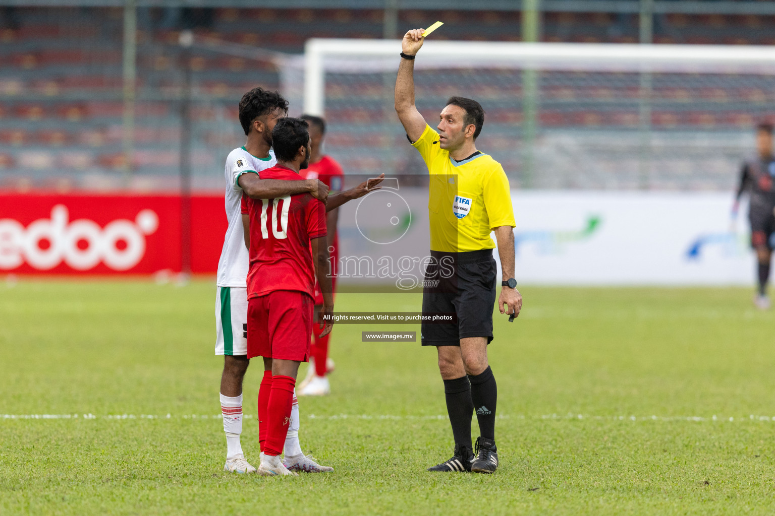 FIFA World Cup 2026 Qualifiers Round 1 home match vs Bangladesh held in the National Stadium, Male, Maldives, on Thursday 12th October 2023. Photos: Nausham Waheed / Images.mv