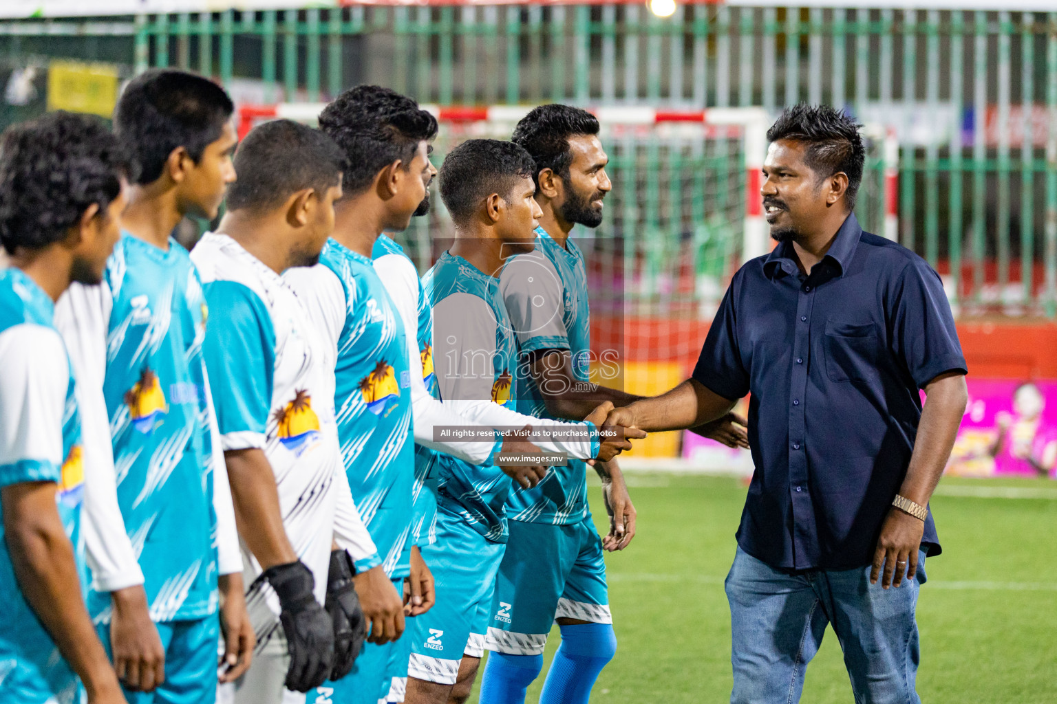 HA. Dhidhdhoo vs HA. Muraidhoo in Day 6 of Golden Futsal Challenge 2023 on 10 February 2023 in Hulhumale, Male, Maldives