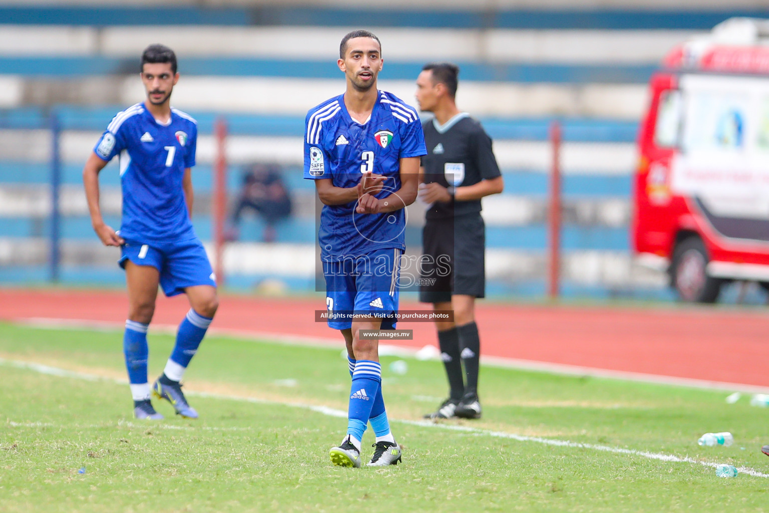 Kuwait vs Bangladesh in the Semi-final of SAFF Championship 2023 held in Sree Kanteerava Stadium, Bengaluru, India, on Saturday, 1st July 2023. Photos: Nausham Waheed, Hassan Simah / images.mv