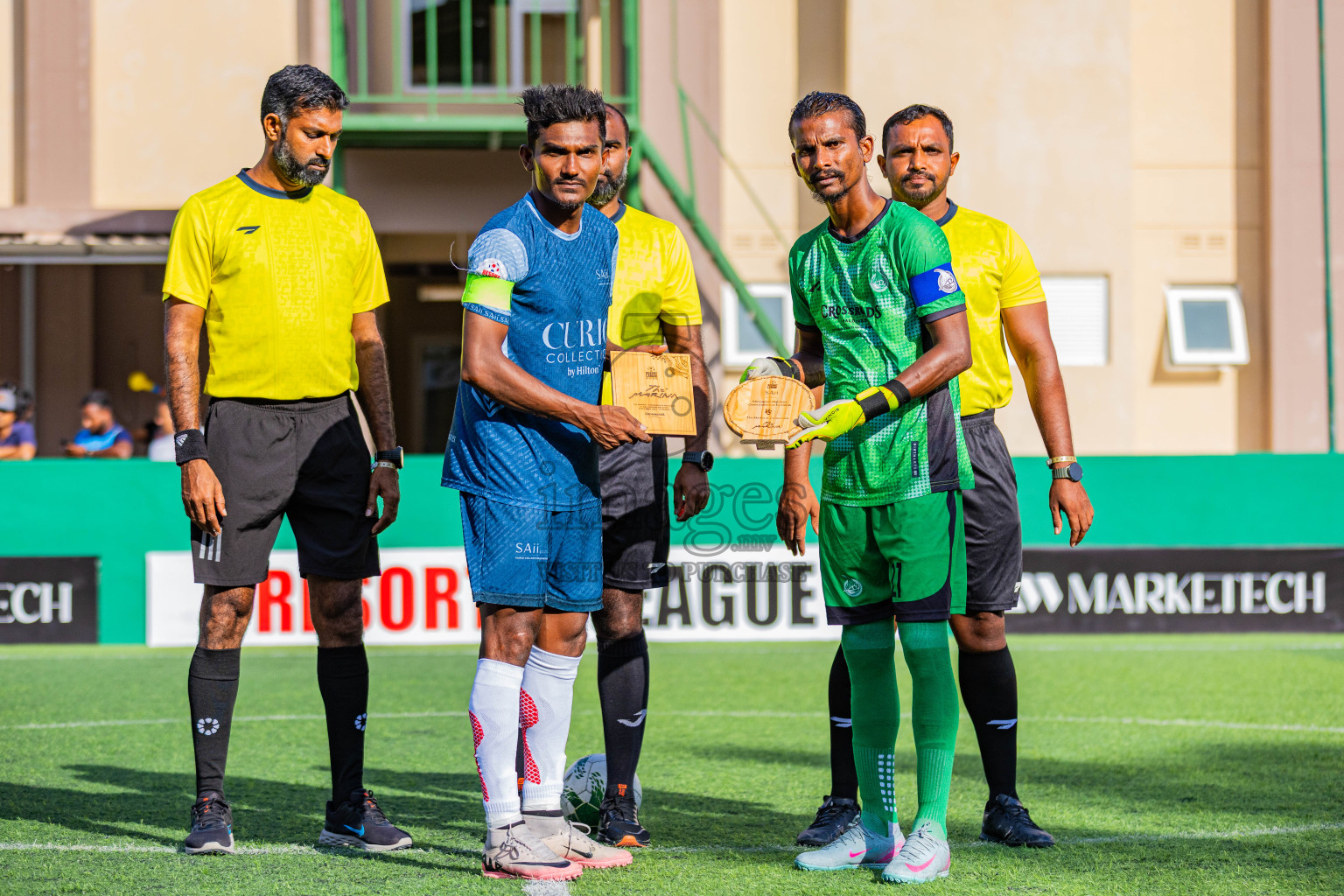 The Marina vs SAII Lagoon in Resort League 2025 (South Male Zone) day 11 was held on Thursday, 9th October 2025 in Crossroads's Maldives, Photos: Areef Adam / images.mv