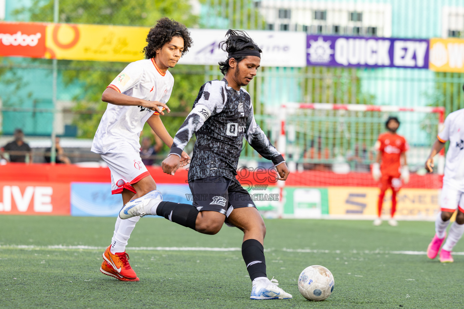 F Feeali vs F Magoodhoo in Day 12 of Golden Futsal Challenge 2025 was held on Thursday, 16th January 2025, in Hulhumale', Maldives Photos: Ismail Thoriq / images.mv