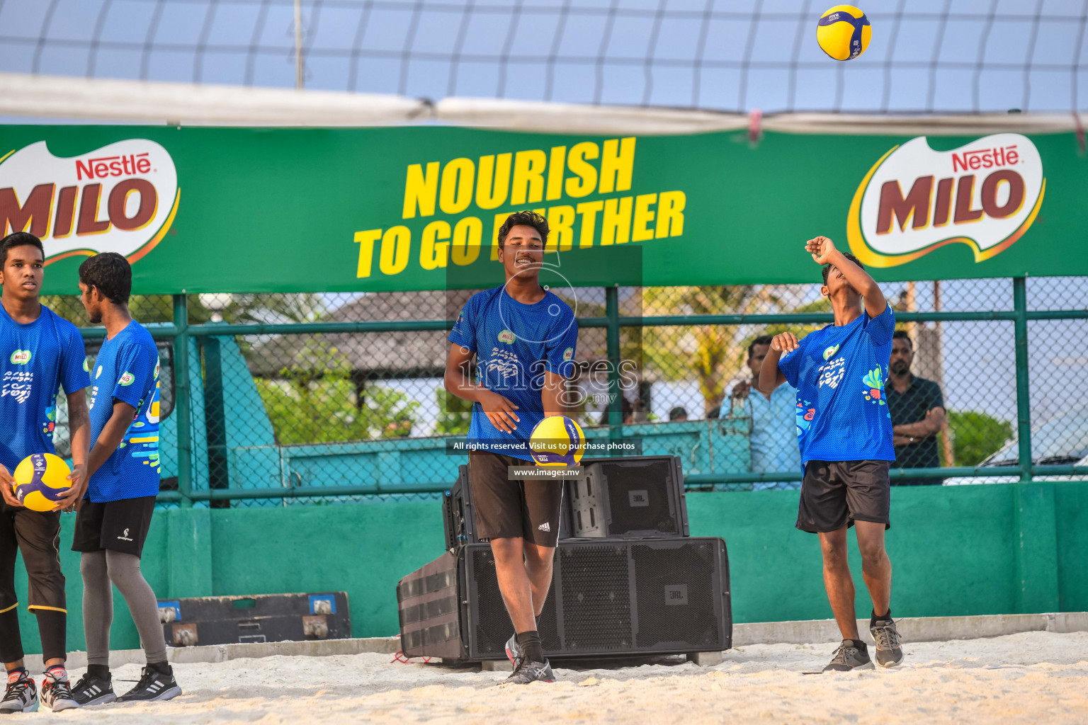 Vollyball players trainning session with Giba Photos by Nausham waheed