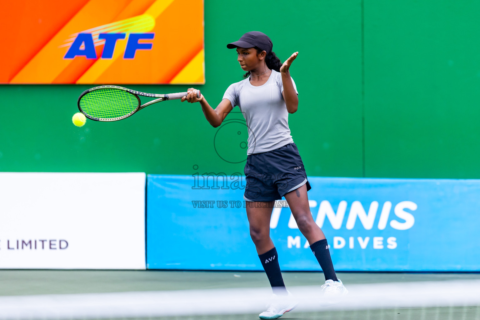 Day 5 of ATF Maldives Junior Open Tennis was held in Male' Tennis Court, Male', Maldives on Monday, 16th December 2024. Photos: Nausham Waheed/ images.mv