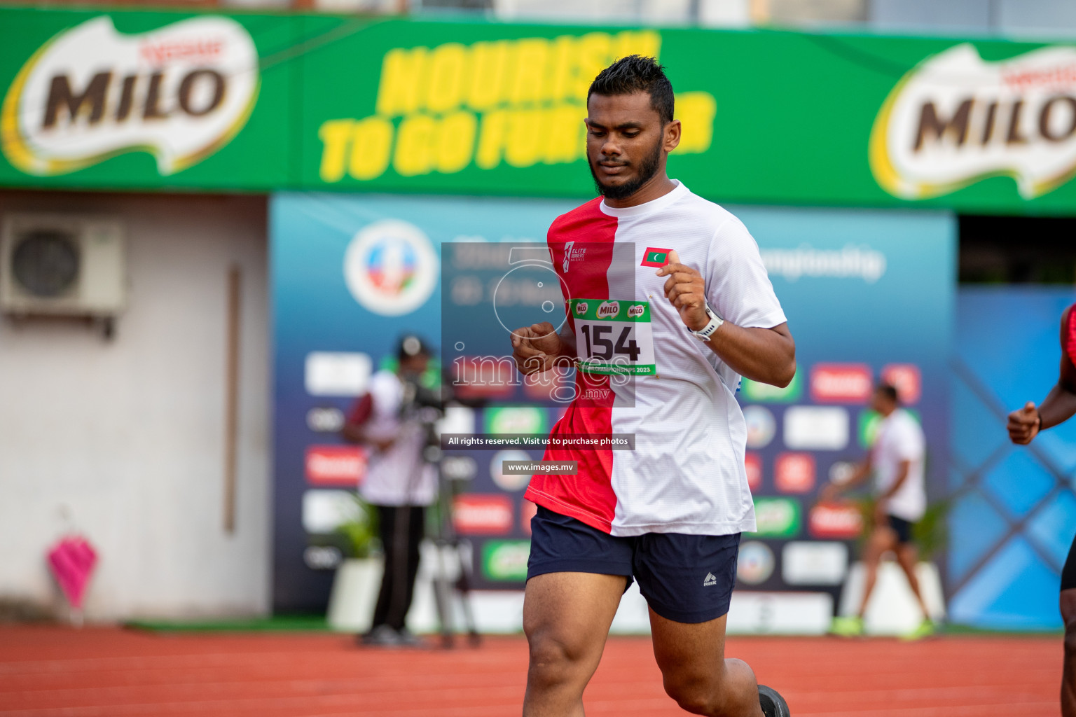 Day 2 of National Athletics Championship 2023 was held in Ekuveni Track at Male', Maldives on Friday, 24th November 2023. Photos: Hassan Simah / images.mv