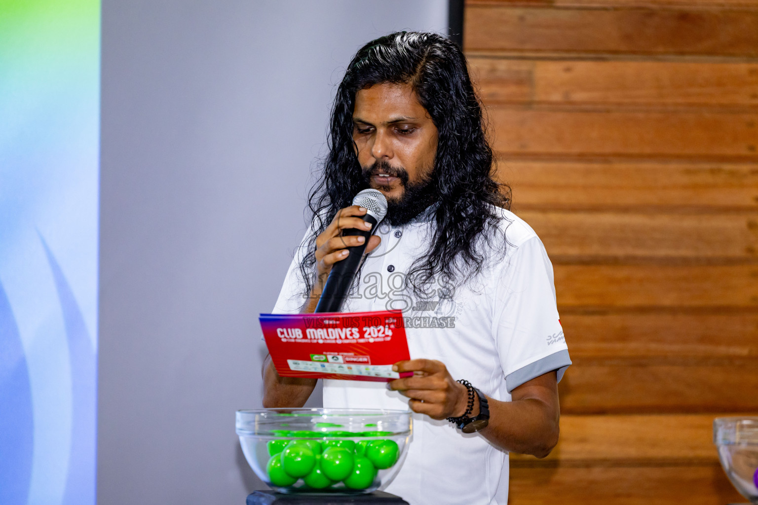 Draw Ceremony of Club Maldives 2024 held in Hulhumale', Maldives on Wednesday, 28th August 2024. Photos: Nausham Waheed / images.mv