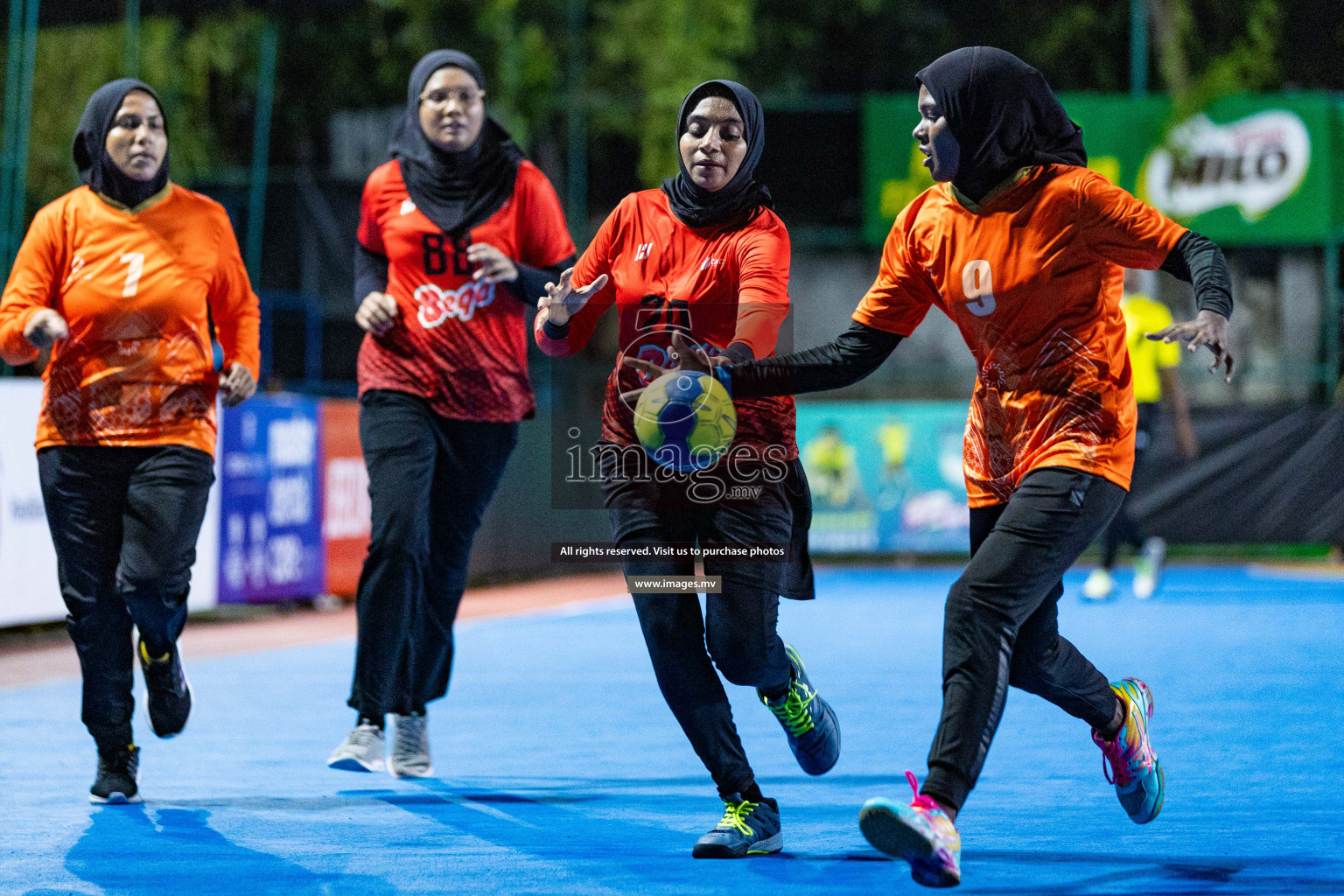 Day 2 of 7th Inter-Office/Company Handball Tournament 2023, held in Handball ground, Male', Maldives on Saturday, 17th September 2023 Photos: Nausham Waheed/ Images.mv