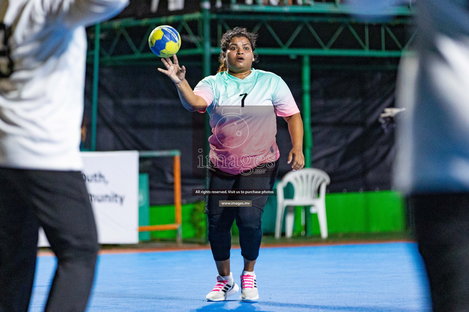 Day 4 of 7th Inter-Office/Company Handball Tournament 2023, held in Handball ground, Male', Maldives on Monday, 18th September 2023 Photos: Nausham Waheed/ Images.mv