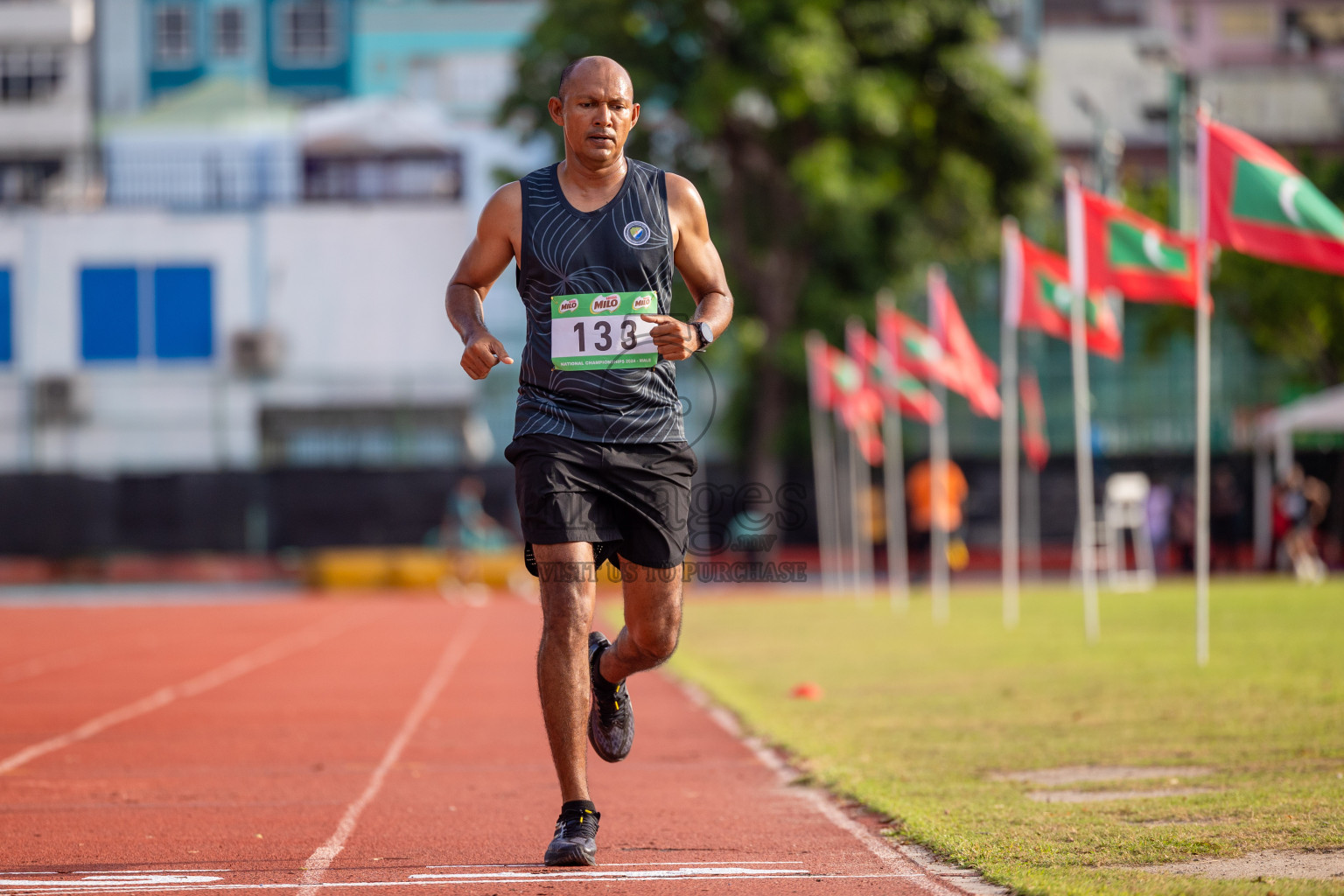 Day 2 of 33rd National Athletics Championship was held in Ekuveni Track at Male', Maldives on Friday, 6th September 2024. Photos: Shuu Abdul Sattar / images.mv