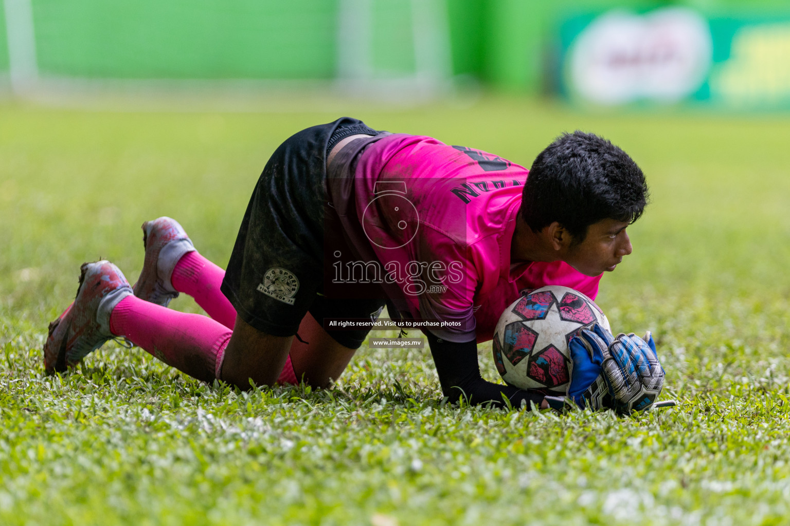 Day 2 of MILO Academy Championship 2023 (u14) was held in Henveyru Stadium Male', Maldives on 4th November 2023. Photos: Nausham Waheed / images.mv