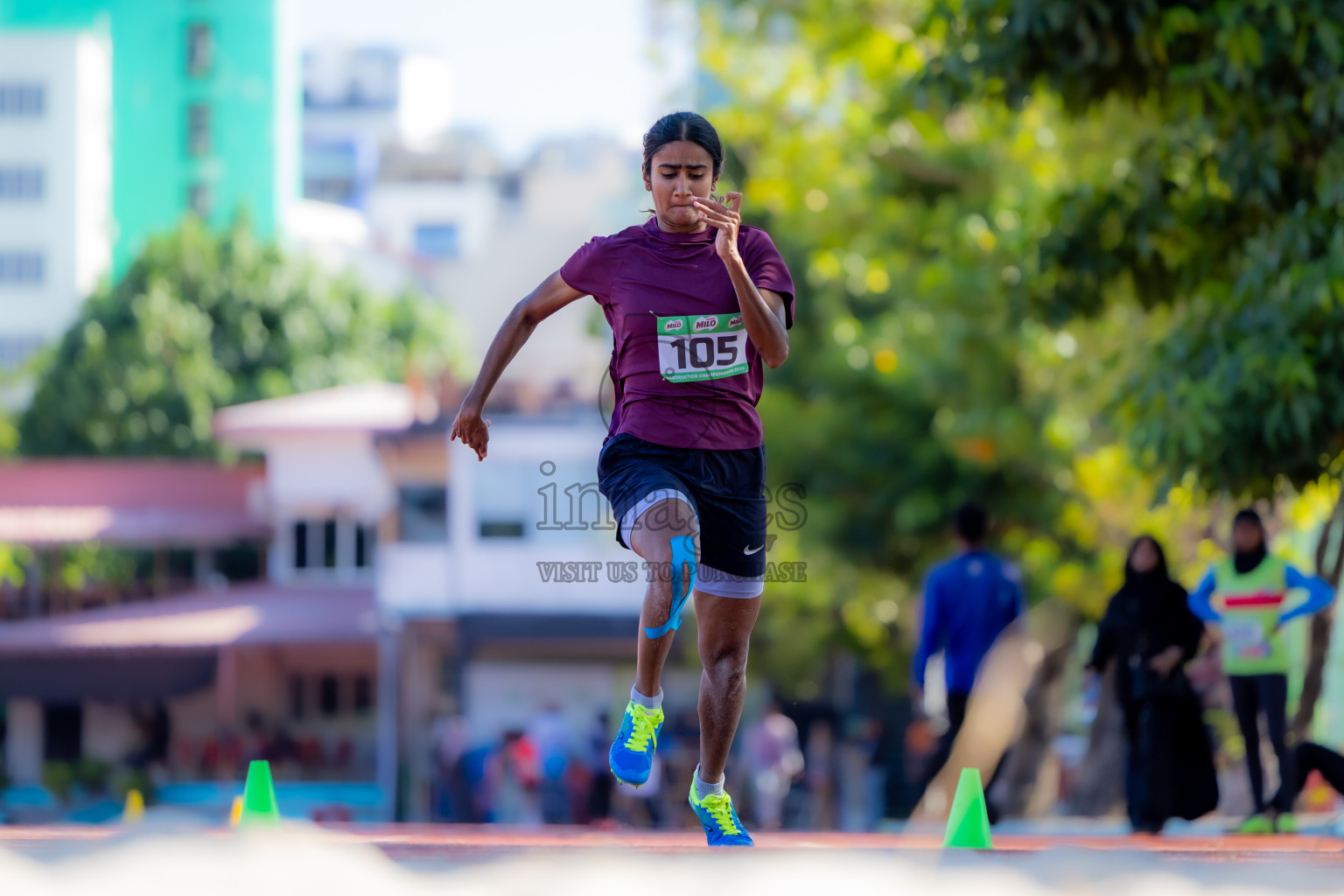 Day 1 of 12th Milo Association Championships was held in Ekuveni Track at Male', Maldives on Thursday, 24th April 2025. Photos: Nausham Waheed  / images.mv
