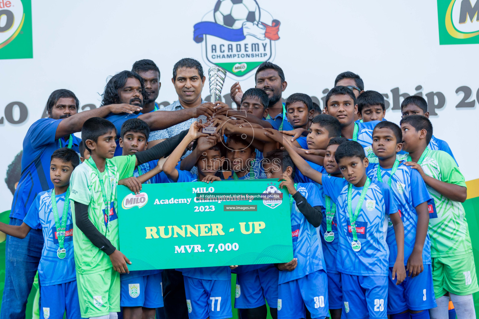 Day 2 of MILO Academy Championship 2023 (U12) was held in Henveiru Football Grounds, Male', Maldives, on Saturday, 19th August 2023. Photos: Shuu  / images.mv