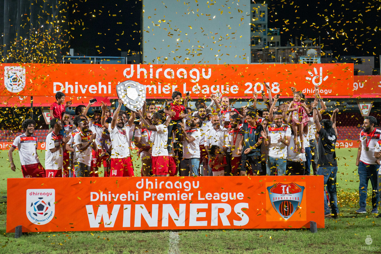 Dhiraagu Dhivehi Premier League 2018 TC Sports Club vs Club Eagles- in Male, Maldives, Friday November 30, 2018. (Images.mv Photo Suadh Abdul Sattar)