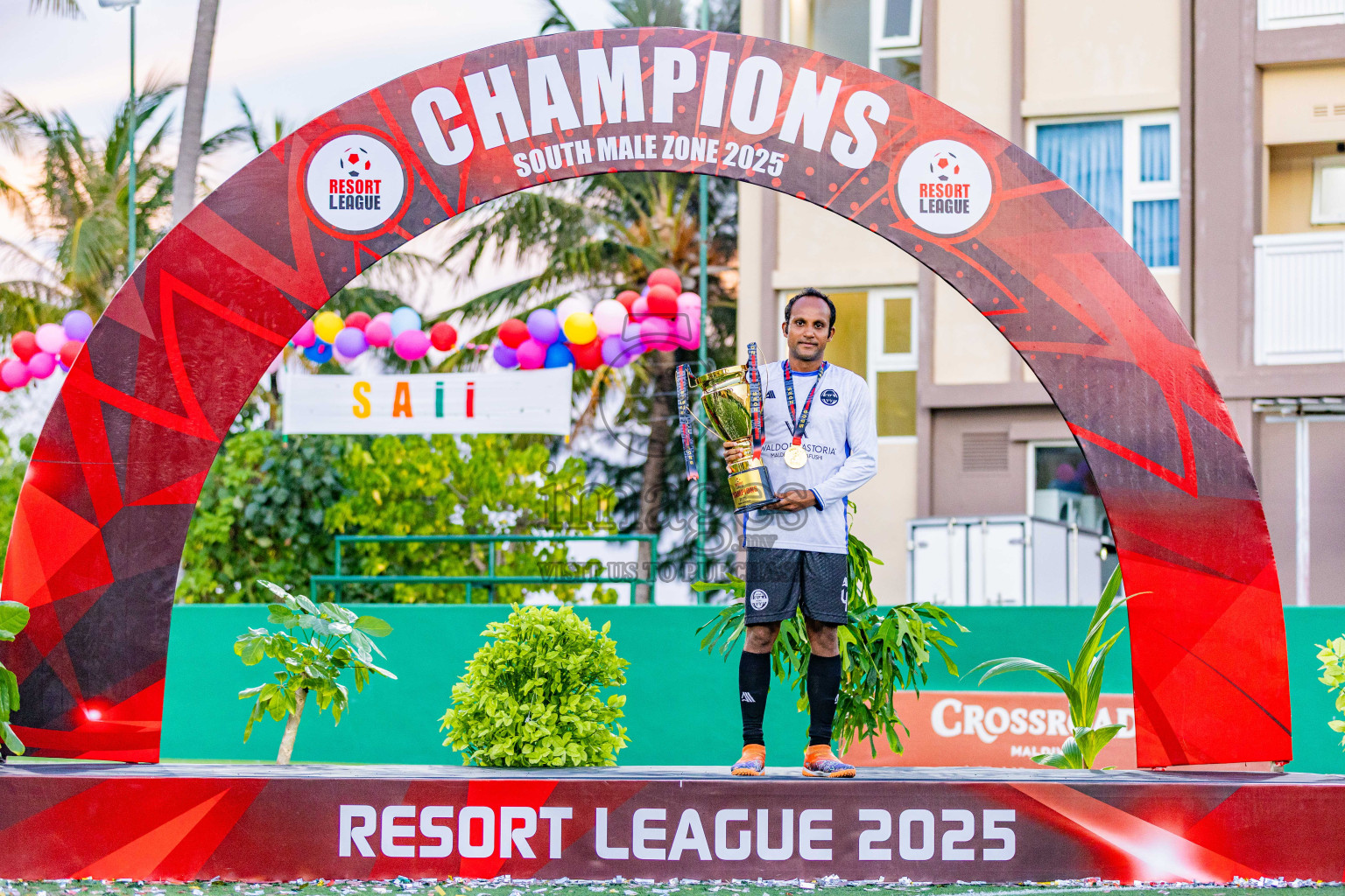 Waldorf Astoria vs SAII Lagoon in Finals of Resort League 2025 (South Male Zone) was held on Sunday, 19th October 2025 in Crossroads's Maldives, Photos: Areef Adam / images.mv