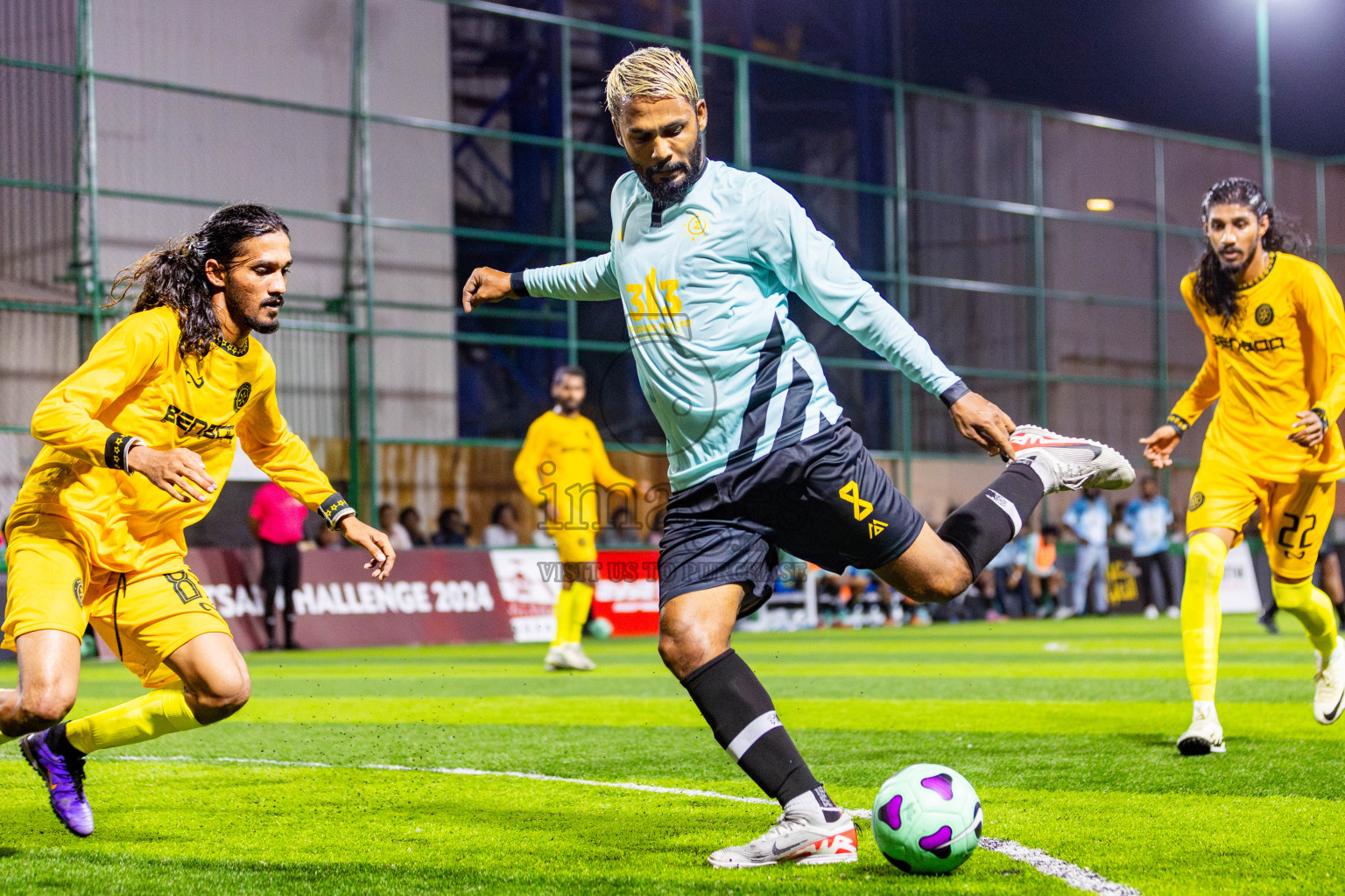 Fasthari SCvs ROCK Z in Day 4 of BG Futsal Challenge 2024 was held on Friday, 15th March 2024, in Male', Maldives Photos: Nausham Waheed / images.mv