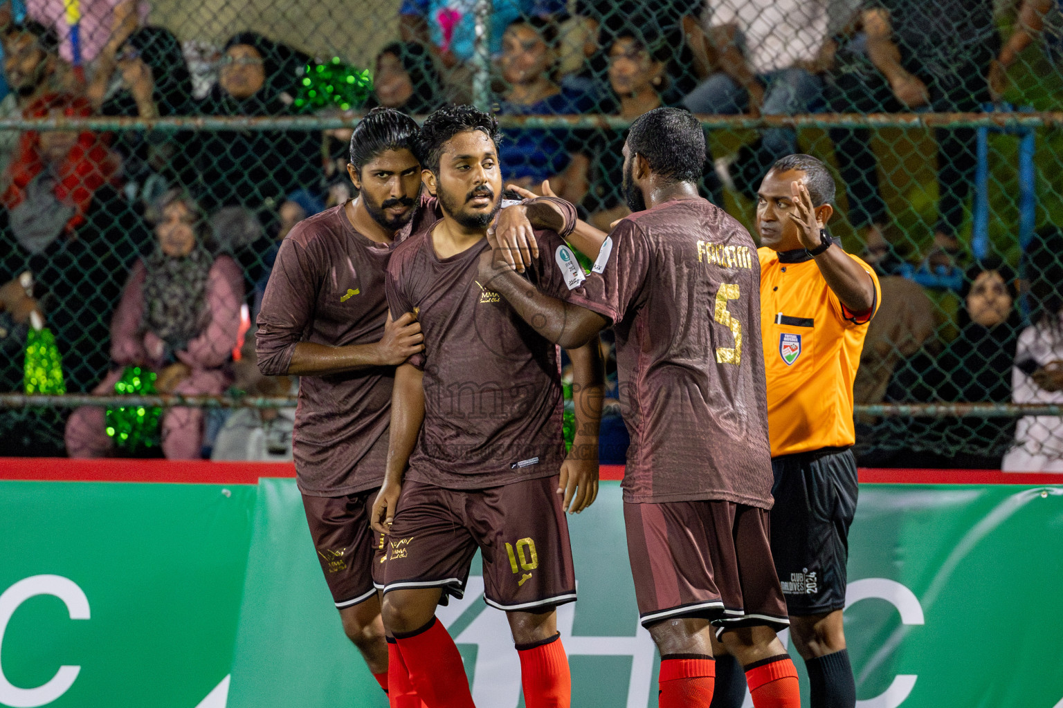 MMA SC vs POSC in the Quarter Finals of Club Maldives Classic 2024 held in Rehendi Futsal Ground, Hulhumale', Maldives on Tuesday, 17th September 2024. 
Photos: Shuu Abdul Sattar / images.mv