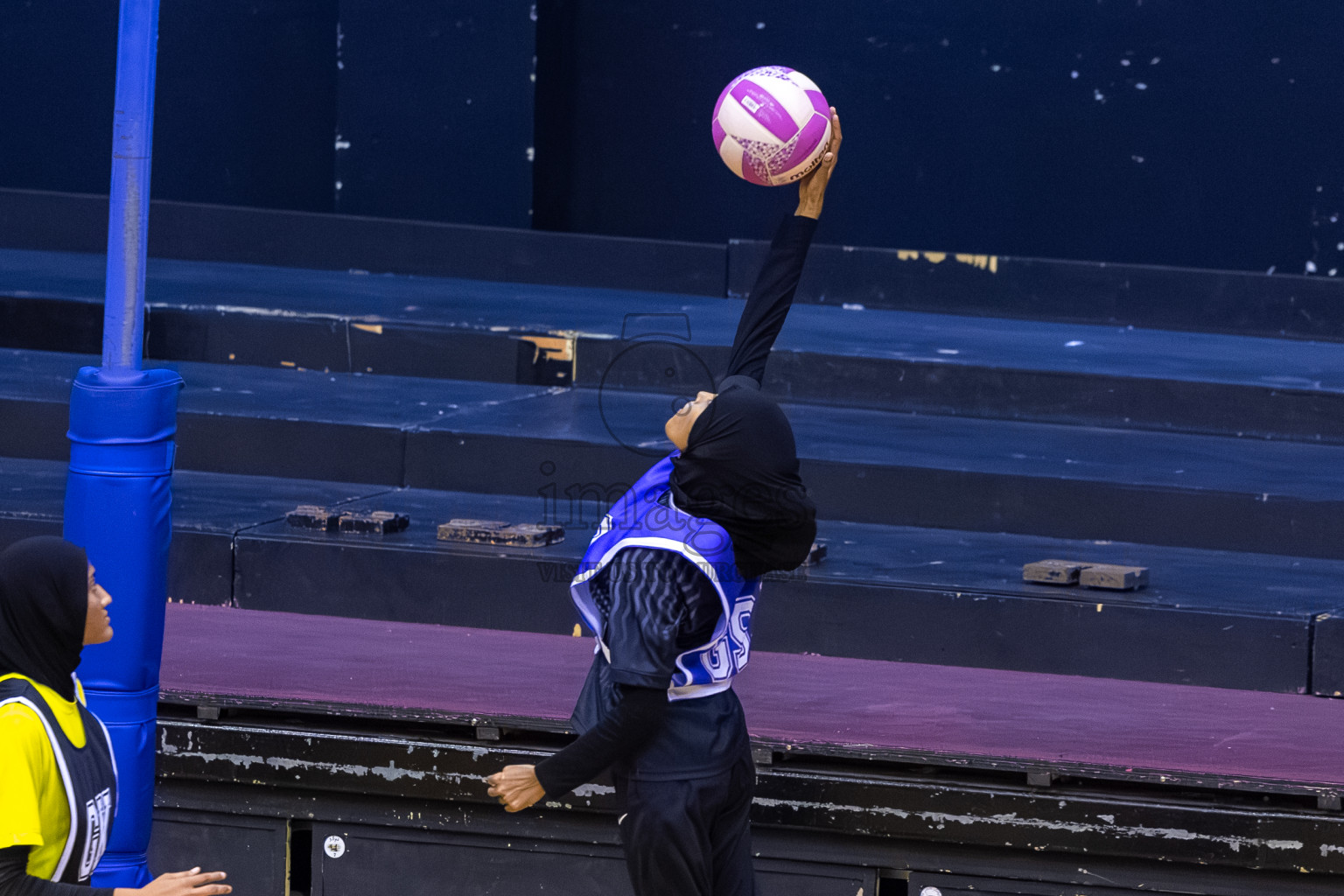 S.C. Shining Star vs KYRC in the Semi-finals of 24th Milo Netball Association Championship was held in Social Center at Male', Maldives on Wednesday, 10th September 2025. Photos: Mohamed Mahfooz Moosa / images.mv