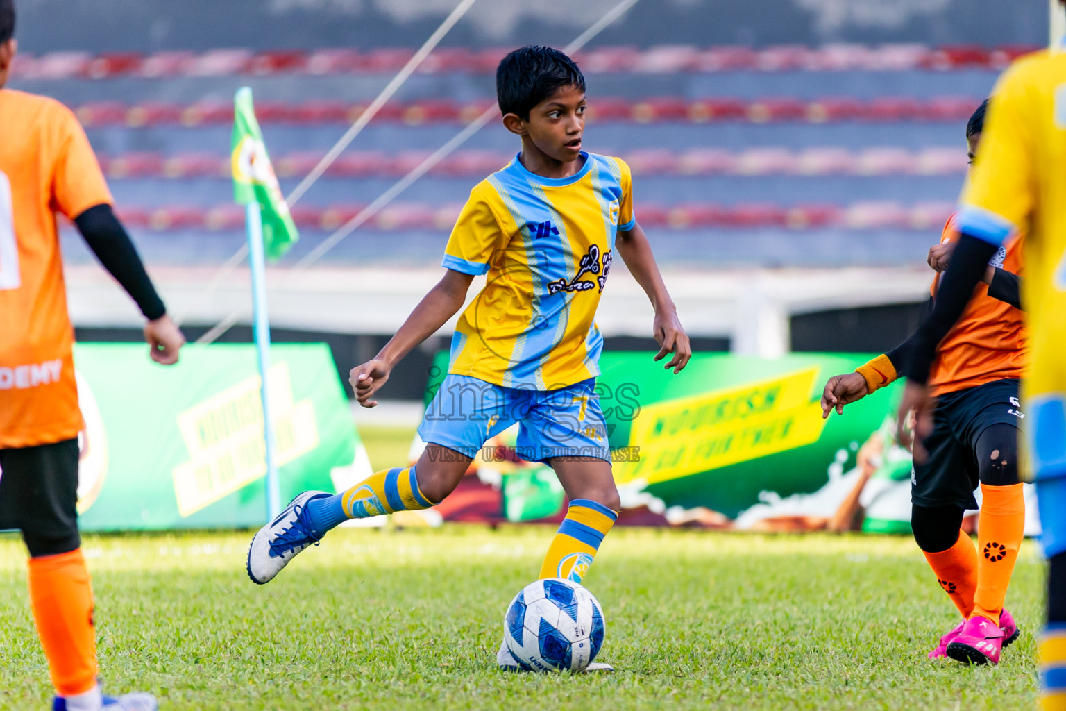 Day 2 of Under 10 MILO Academy Championship 2024 was held at National Stadium in Male', Maldives on Saturday, 27th April 2024. Photos: Nausham Waheed / images.mv