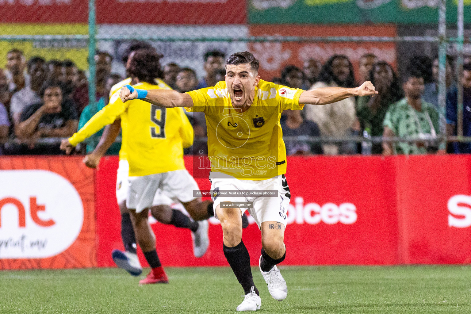 RRC vs Team FSM in Semi Final of Club Maldives Cup 2023 held in Hulhumale, Maldives, on Wednesday, 16th August 2023 Photos: Nausham Waheed / images.mv