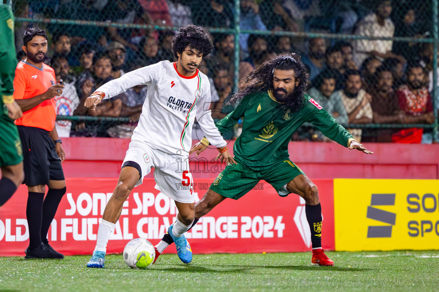 Th Thimarafushi vs L Isdhoo on Day 35 of Golden Futsal Challenge 2024 was held on Tuesday, 20th February 2024, in Hulhumale', Maldives
Photos: Mohamed Mahfooz Moosa, / images.mv