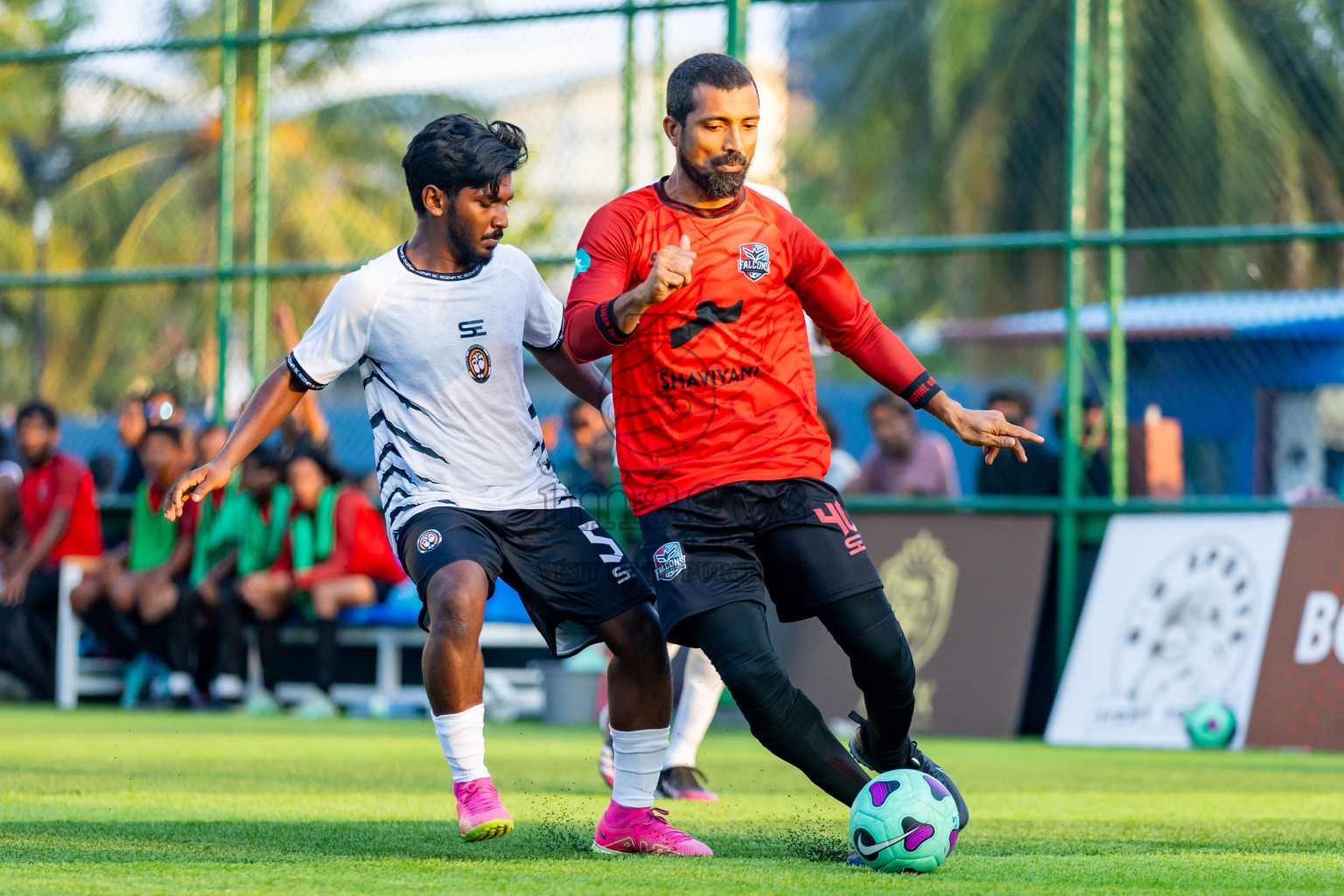 Bosnia SC vs Falcons in Day 2 of BG Futsal Challenge 2024 was held on Wednesday, 13th March 2024, in Male', Maldives Photos: Nausham Waheed / images.mv