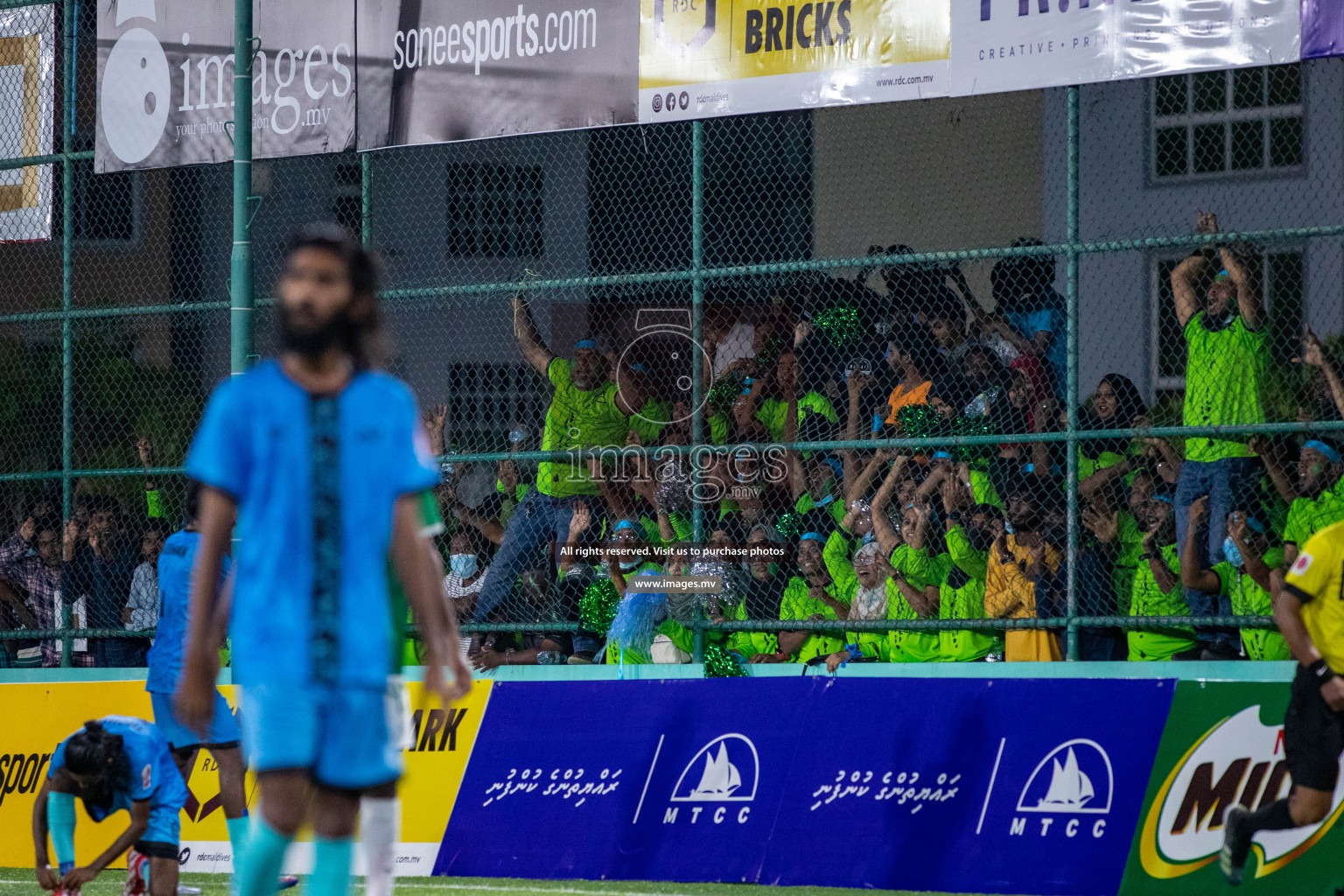 Team FSM vs Club HDC in the Quarter Finals of Club Maldives 2021 held at Hulhumale;, on 12th December 2021 Photos: Ismail Thoriq / images.mv