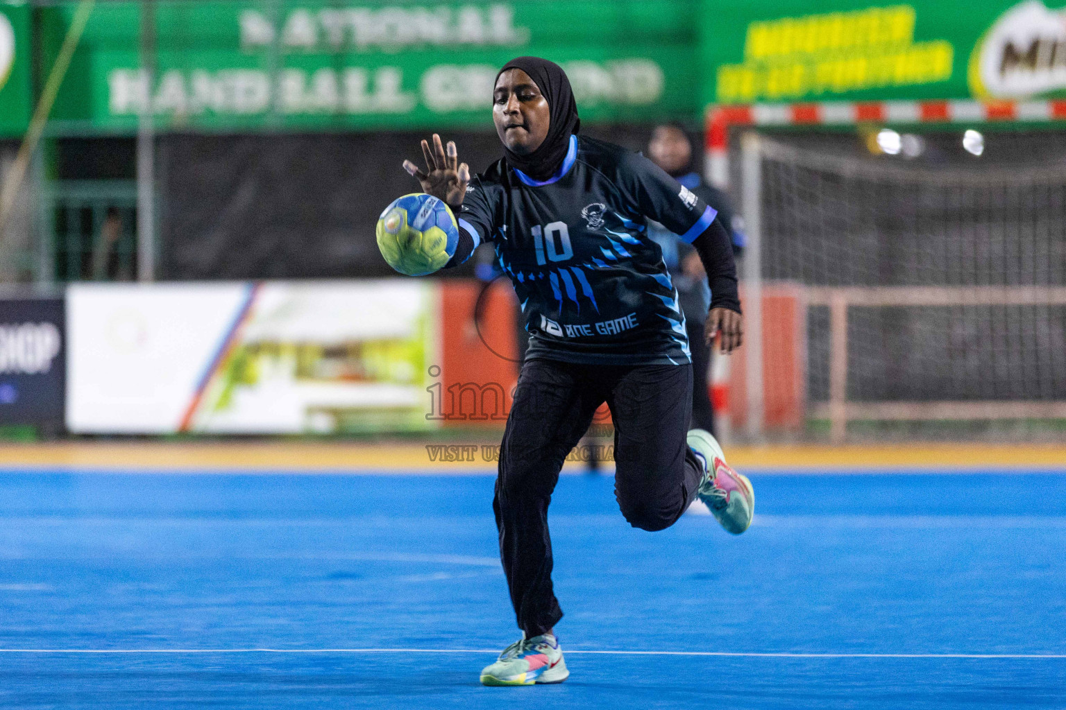 Day 18 of 10th National Handball Tournament 2023, held in Handball ground, Male', Maldives on Sunday, 17th December 2023 Photos: Nausham Waheed/ Images.mv