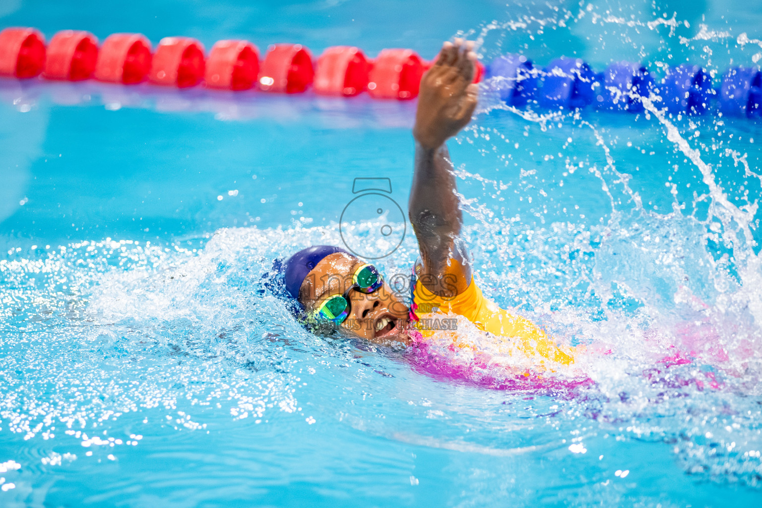 Day 3 of BML 6th National Kids Swimming Kids Festival 2025 held in Hulhumale', Maldives on Wednesday, 5th November 2024. 

Photos: Hassan Simah / images.mv