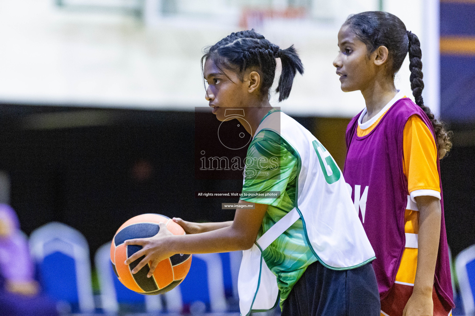 Day3 of 24th Interschool Netball Tournament 2023 was held in Social Center, Male', Maldives on 29th October 2023. Photos: Nausham Waheed, Mohamed Mahfooz Moosa / images.mv