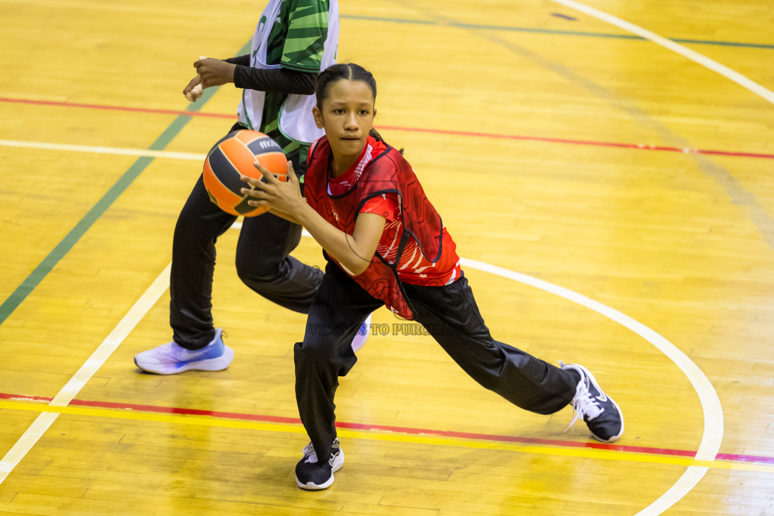 Day 14 of 25th Inter-School Netball Tournament was held in Social Center at Male', Maldives on Sunday, 25th August 2024. Photos: Hasni / images.mv