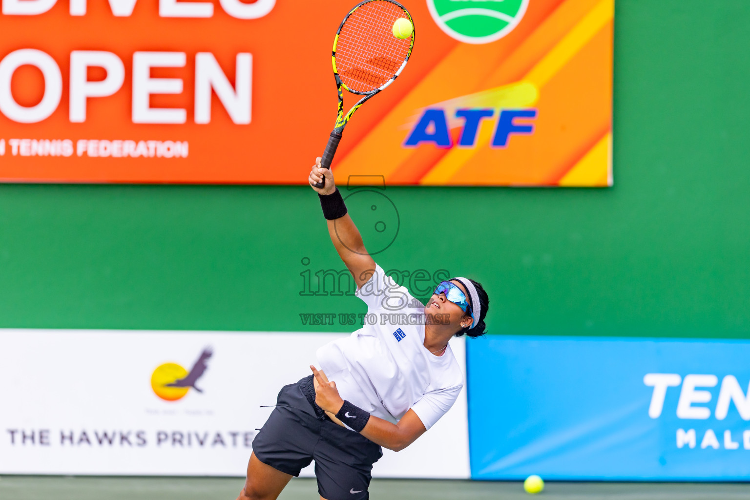 Day 7 of ATF Maldives Junior Open Tennis was held in Male' Tennis Court, Male', Maldives on Wednesday, 18th December 2024. Photos: Nausham Waheed/ images.mv