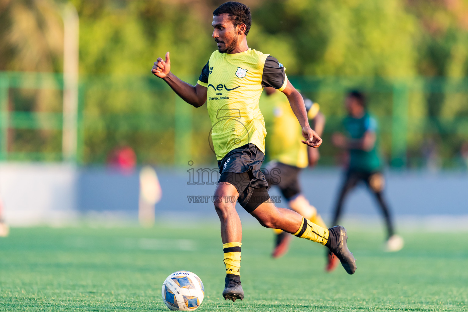 Baburu SC vs Kanmathi Juniors from Semi Final of Manadhoo Council Cup 2024 in N Manadhoo Maldives on Sunday, 25th February 2023. Photos: Nausham Waheed / images.mv