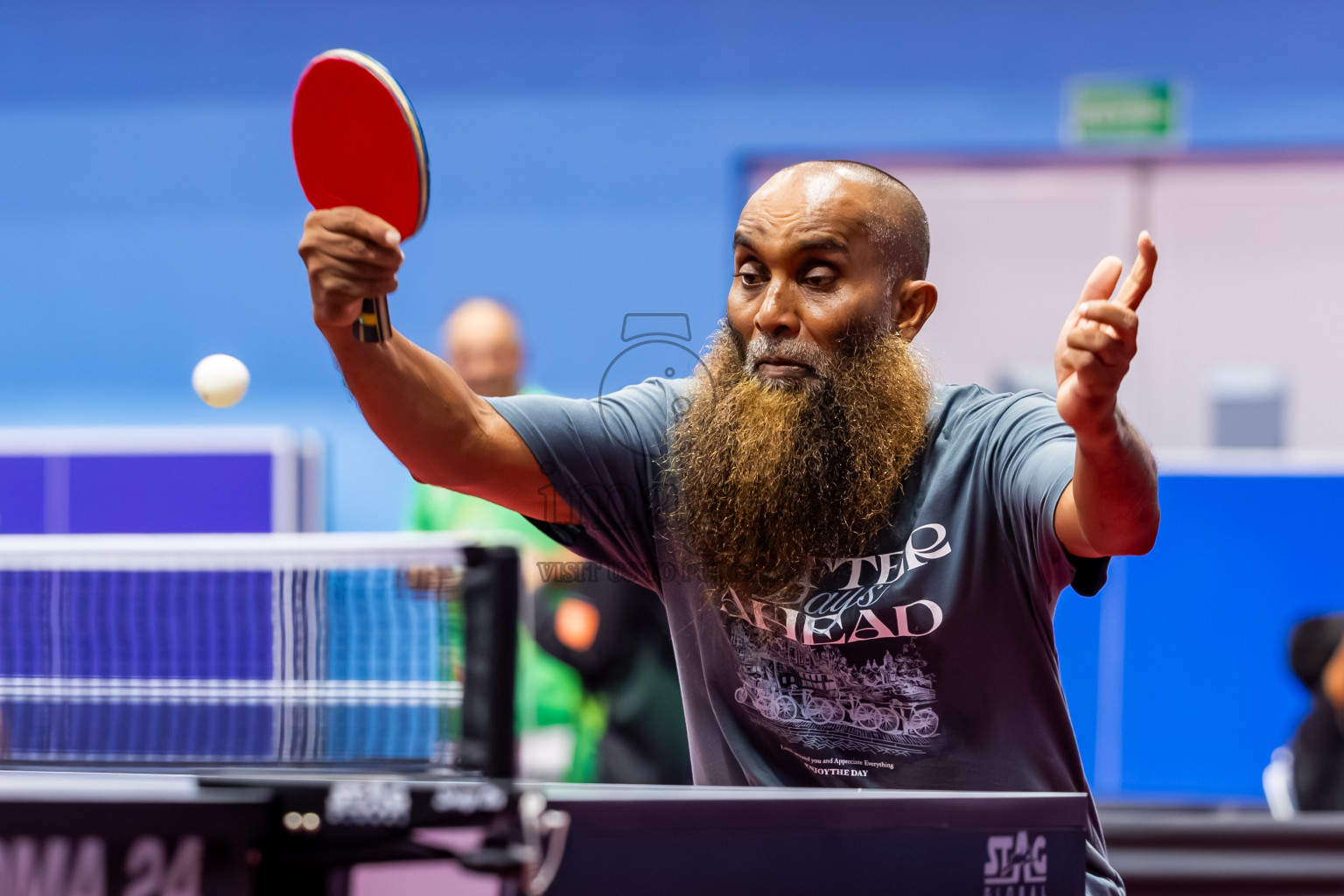 Day 1 of 1st Thoddoo Masters Table Tennis Tournament was held on Thursday, 21st August 2025 in AA Thoddoo, Maldives. Photos: Nausham Waheed / images.mv