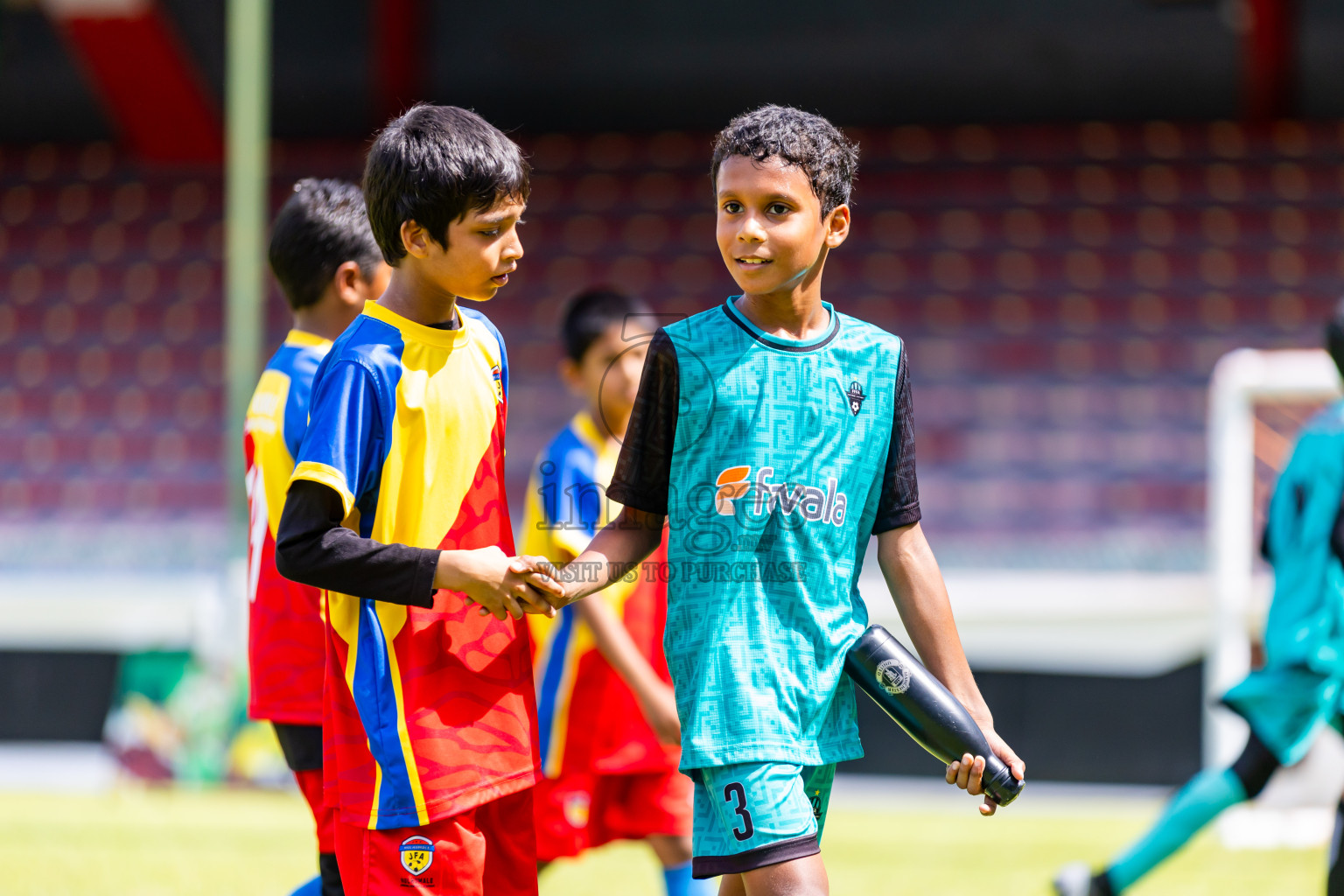 Day 2 of Under 10 MILO Academy Championship 2024 was held at National Stadium in Male', Maldives on Saturday, 27th April 2024. Photos: Nausham Waheed / images.mv