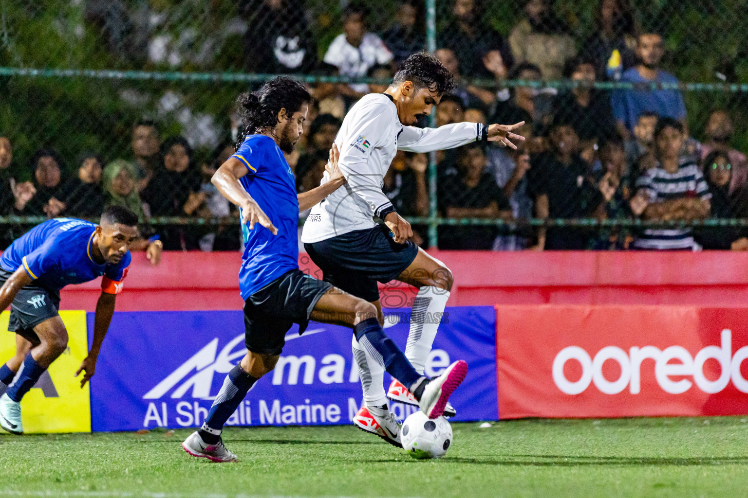 K Dhiffushi VS K Maafushi in Day 25 of Golden Futsal Challenge 2024 was held on Thursday , 8th February 2024 in Hulhumale', Maldives Photos: Nausham Waheed / images.mv