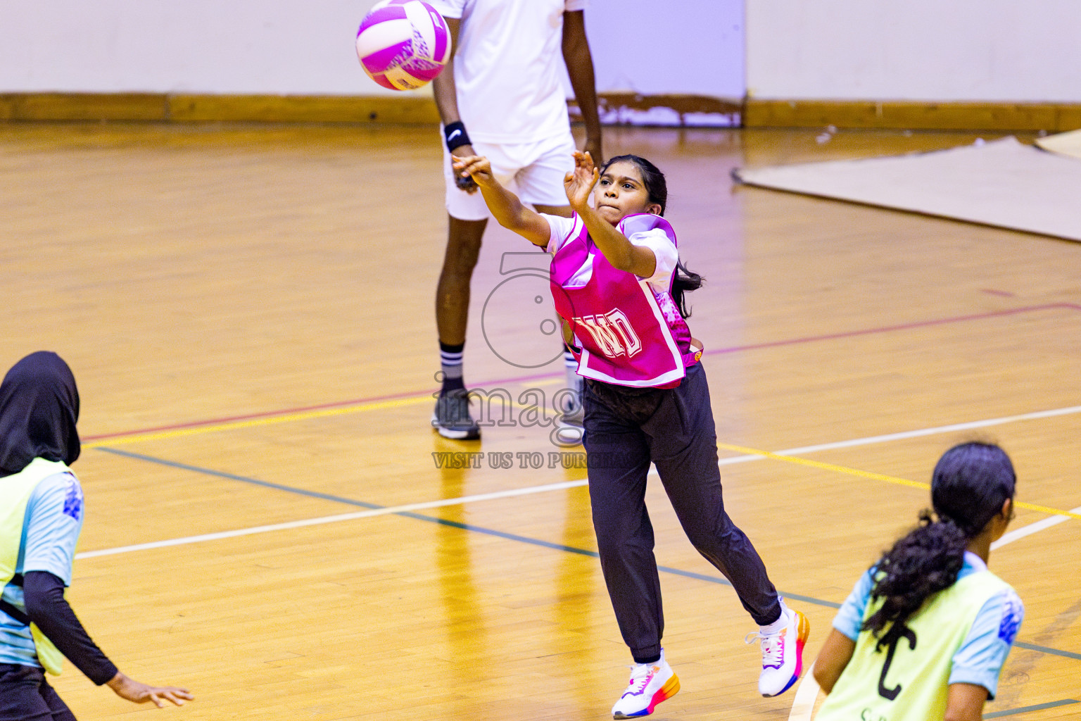 MV Netters vs N Sport in Division 2 Final of National Netball Tournament 2025 held in Social Center at Male', Maldives on Wednesday, 28th May 2025. Photos: Nausham Waheed / images.mv